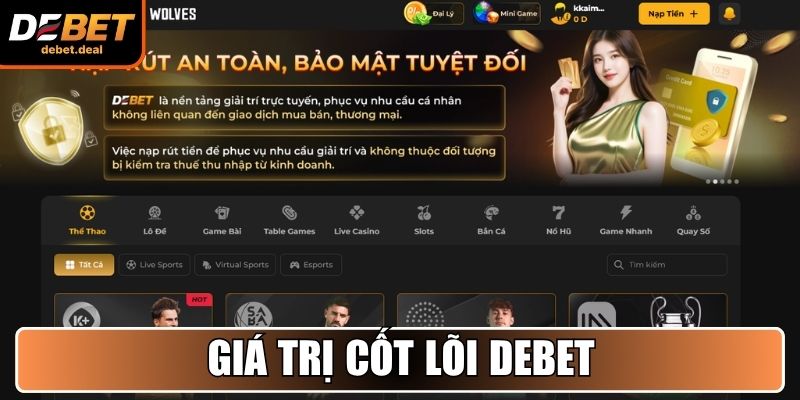 Giá trị cốt lõi Debet