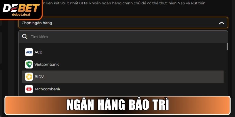 Ngân hàng bảo trì