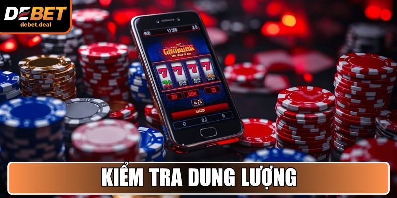 Kiểm tra dung lượng