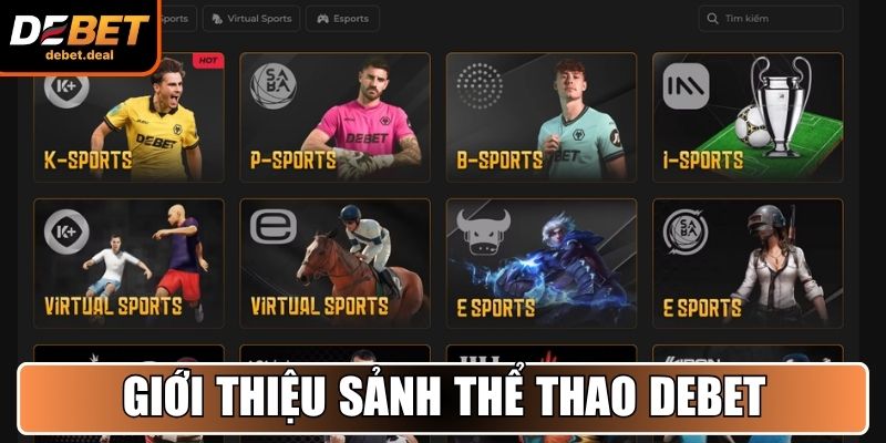 Giới thiệu sảnh cá cược Thể Thao nhà cái Debet
